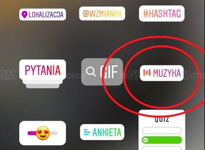 Muzyka na Instagramie