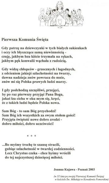Muzyka na przyjęcie komunijne