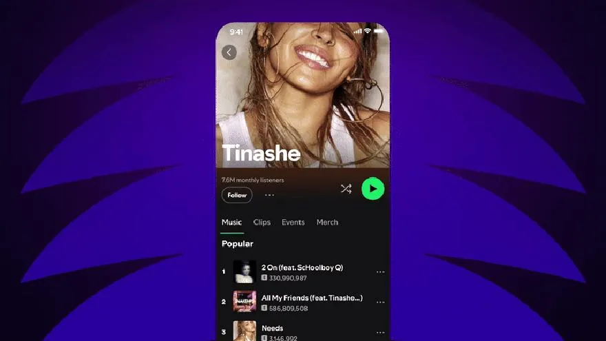 Odtwarzanie w Spotify