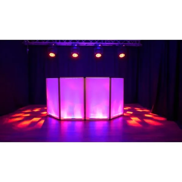 Parawan DJ z materiałów domowych