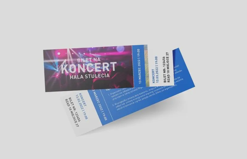 Sprawdzanie biletów na koncert